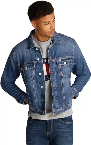 Tommy Jeans Jacken Tommy Jeans Herren Jeansjacke Ryan Brusttaschen
