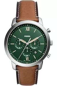 Fossil Uhren FOSSIL Neutra Uhr für Herren, Chronographenwerk mit Edelstahl- oder Lederarmband