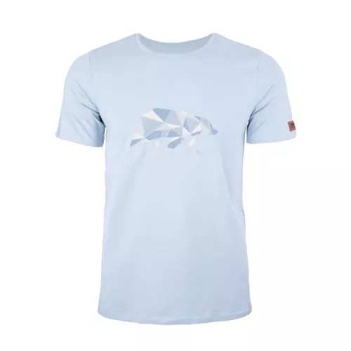 FORSBERG T-Shirts FORSBERG Espenson T-Shirt mit stylischem Bär Brustlogo Rundhals für Herren