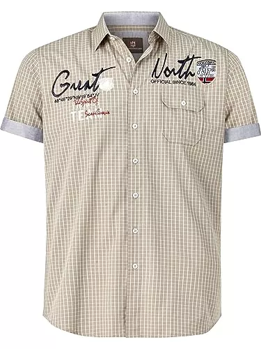 Jan Vanderstorm Hemden Jan Vanderstorm Herren Kurzarmhemd Ajule