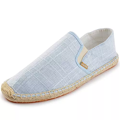 Alexis Leroy Flache Schuhe Alexis Leroy Flache Espadrilles aus Segeltuch für Männer