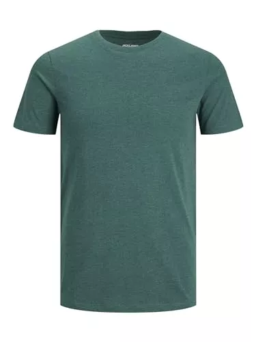 JACK & JONES T-Shirts JACK & JONES Male T-Shirt Einfarbig Rundhals T-Shirt