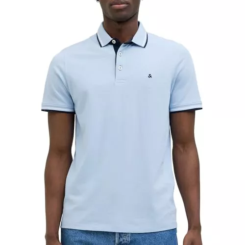 JACK & JONES Poloshirts JACK & JONES Herren Jjepaulos Polo Ss Noos Polohemd