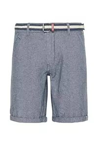 Indicode Shorts Indicode IDMews Herren Chino Shorts Bermuda Kurze Hose mit Gürtel Eingriffstaschen 100% Baumwolle Regular fit