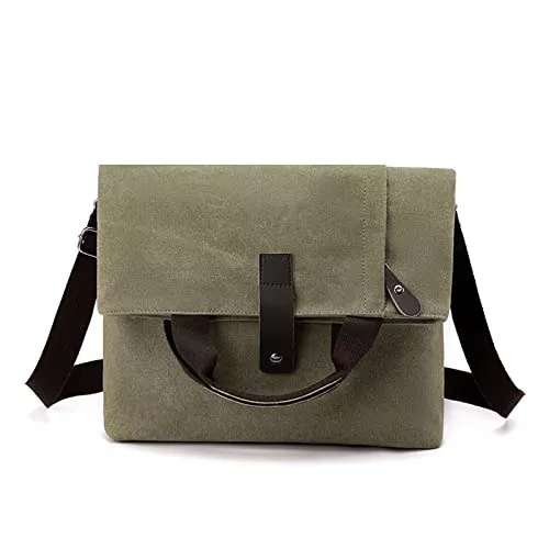 CORIOS Taschen & Rucksäcke CORIOS Herren Umhängetaschen Canvas Schultertasche Casual Henkeltaschen Groß Schulterhandtasche Handtasche für Reise Schule Hochschule Arbeit Outdoor
