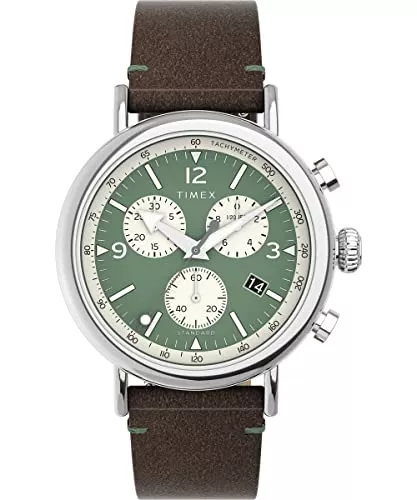 Timex Uhren Timex Herren-Armbanduhr, Standard-Chronograph, 41 mm