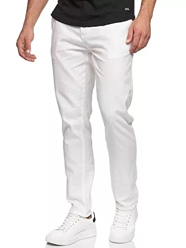 Indicode Hosen Indicode Herren Haverfield Stoffhose aus Leinen & Baumwolle | Herrenhose Freizeithose Männer