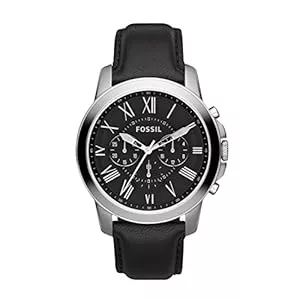 FOSSIL Uhren Fossil Grant Uhr Für Herren, Quarz-Chronographenwerk, Mit Edelstahl- Oder Lederarmband
