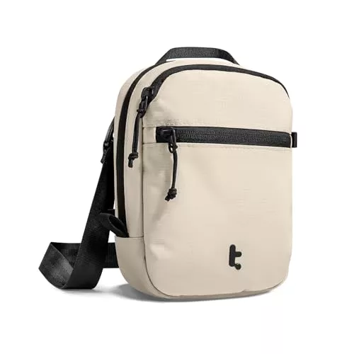 tomtoc Taschen & Rucksäcke tomtoc RFID Passhülle Crossbody Bag –diebstahlsichere Umhängetasche mit Sicherheits-Reißverschluss, für 4-6 Pässe, Organizer mit Kartenfächern & Dokumenten – Reisetasche für Damen & Herren