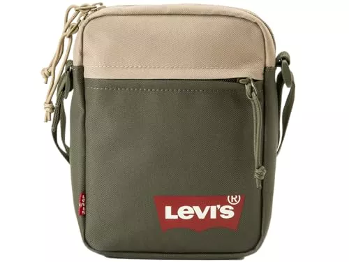 Levi's Taschen & Rucksäcke Levi's Men's Mini Crossbody Solid (Red Batwing) Cross Bag, Army Green, One Size