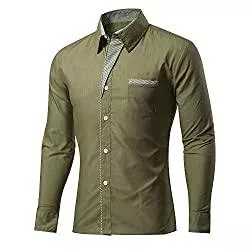 Rmine Hemden Rmine Herren Langarm Hemd Bügelleicht für Freizeit Business M-4XL
