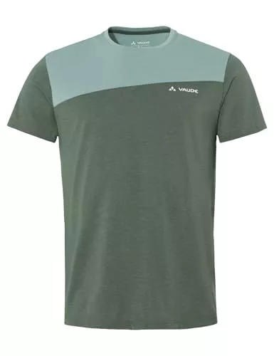 VAUDE T-Shirts VAUDE Sveit T-Shirt für Herren – Schnelltrocknendes & geruchsresistentes Sport Shirt, Atmungsaktives Outdoor T-Shirt mit Rundhals, Ideal für Fahrradreisen, Wandern & Trekking