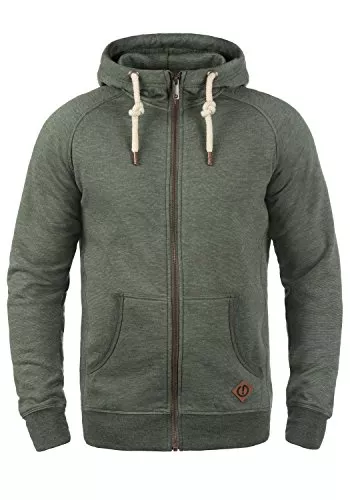 !Solid Kapuzenpullover Solid SDVitu Herren Sweatjacke Kapuzenjacke Zip-Hoodie mit Kapuze Kordelzug Kängurutasche Reißverschluss Baumwollmischung Regular fit