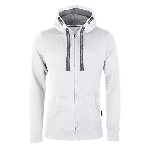 HRM Strickjacken HRM Herren Hooded Jacket, Gr. I Premium Kapuzenjacke Herren mit Kontrast-Innenfutter I Basic Hoodie mit Reißverschluss I Zip Hoodie I Hochwertige &amp; nachhaltige Herren-Bekleidung