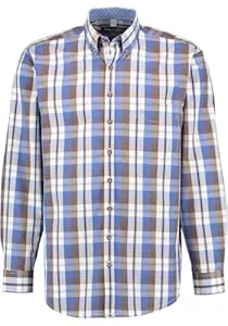 TOM COLLINS Hemden TOM COLLINS Herren Hemd Langarm Freizeithemd mit Button-Down Kragen Izuda