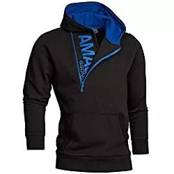 Amaci&amp;Sons Kapuzenpullover Amaci&amp;Sons Herren Zipper Kapuzenpullover Sweatjacke Pullover Hoodie Sweatshirt 4026