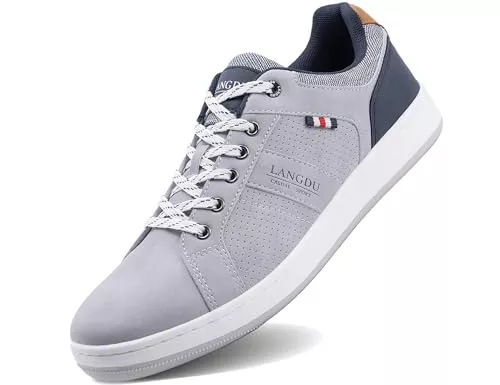 LANGDU Sneaker & Sportschuhe LANGDU Freizeitschuhe Herren Sneaker Schuhe Walkingschuhe Leichtgewicht Atmungsaktive Sportschuhe Größe41-46EU
