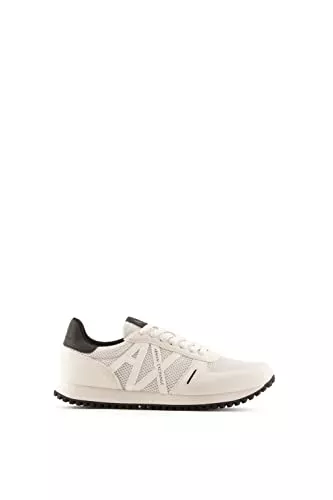 Armani Exchange Sneaker & Sportschuhe Armani Exchange Herren Openwork Side, Contrast Logo, Microsuede Inserts Sneaker