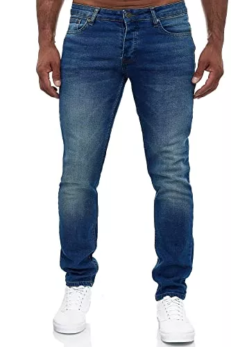 MERISH Jeans MERISH Jeans Herren Destroyed Hose Jeanshose Slim Fit Männer Denim 2081-1001