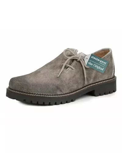 Stockerpoint Schnürhalbschuhe Stockerpoint Herren Haferlschuhe Tailor I Größe 40-47 I Trachtenschuhe aus hochwertigem Leder I Optimale Passform & traditionelles Design I Ideal für Trachten & Festlichkeiten