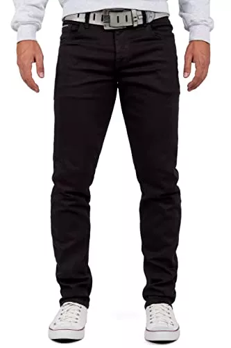 Cipo & Baxx Hosen Cipo & Baxx Herren Jeans – Stilvolle Männer Jeans mit 5-Pocket-Design | Kontrastnähten & verzierten Gesäßtaschen | Bequemer Baumwoll-Elasthan-Mix für perfekten Casual Style