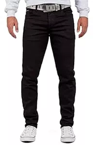 Cipo & Baxx Hosen Cipo & Baxx Herren Jeans – Stilvolle Männer Jeans mit 5-Pocket-Design | Kontrastnähten & verzierten Gesäßtaschen | Bequemer Baumwoll-Elasthan-Mix für perfekten Casual Style