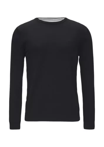 s.Oliver Pullover & Strickmode s.Oliver Baumwollpullover mit Logo-Stickerei