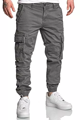 REPUBLIX Hosen REPUBLIX Herren Jogger Cargo Chino Jeans Hose R7020