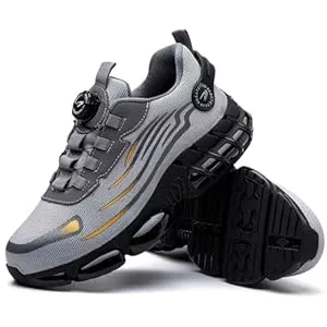 FOGOIN Stiefel FOGOIN Werkstein S3 pro Arbeitsschuhe, Sicherheitsschuhe Herren S3 Explorer 3.0 | Atmungsaktive Arbeitsschuhe Damen mit Stahlkappe Leicht & Sportlich für Schnellverschluss Drehverschluss