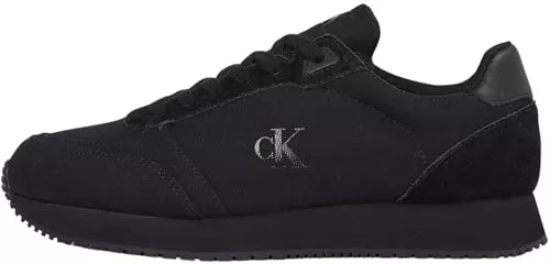 Calvin Klein Sneaker & Sportschuhe Calvin Klein Herren Runner Sock Laceup Mg Canvas Ym0ym01217 Niedriges Oberteil