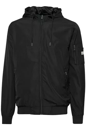 b BLEND Jacken Blend BHRazy Herren Übergangsjacke Herrenjacke Jacke mit Kapuze Reißverschlusstaschen Kordelzug Regular fit