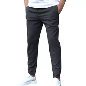 SOOUICKER Hosen SOOUICKER Chino Hose Herren Regular Fit mit Gummibund Freizeithose Lang Leicht Stoffhose Jogging Jogginghose Elegant Ohne Bündchen Hosen Modern mit Gummizug Casual