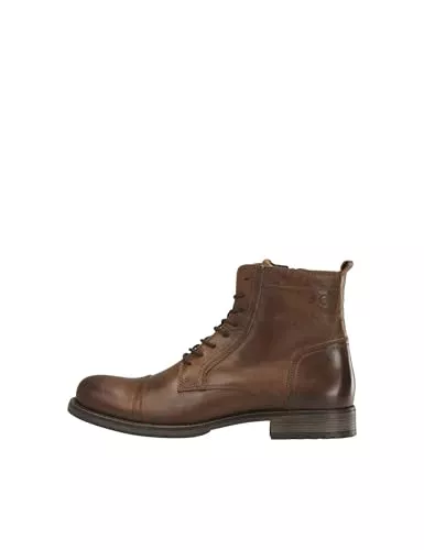 JACK &amp; JONES Stiefel JACK &amp; JONES Herren Jfwrussel Leather Warm AnthraciteStiefel