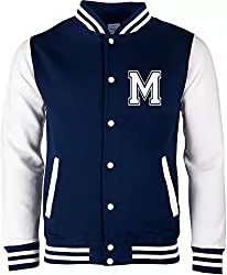 Ezyshirt Jacken Ezyshirt Wunschinitalen Wunschnummer College Jacke für Damen | Herren | Kinder