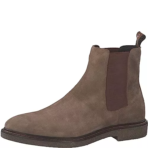 MARCO TOZZI Stiefel MARCO TOZZI by Guido Maria Kretschmer Herren Chelsea Boots aus Wildleder mit Blockabsatz