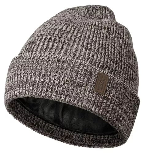 Wmcaps Hüte & Mützen Wmcaps Beanie Mütze, Herren Winter Warme Unisex Wintermütze Strickmütze Dehnbare Weiche Wollmütze mit Bündchen und Dickem Warmem Futter Geschenk für Freundin männer Frauen