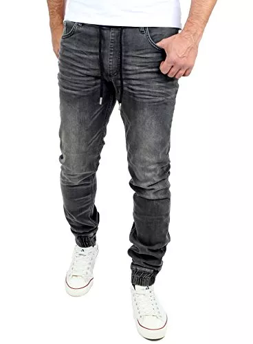 Reslad Jeans Reslad Jeans Jogginghose Sweathose in Jeansoptik Jeans-Herren Slim Fit Herren-Hose RS-2073