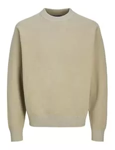 JACK & JONES Pullover & Strickmode JACK & JONES Male Strickpullover Einfarbig Strickpullover