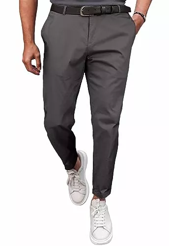 Meilicloth Hosen Meilicloth Herren Chino Hose Anzughose Herren Chinohose Stretchhose Herren Baumwolle Sporthose Casual Freizeithose mit Enger Passform