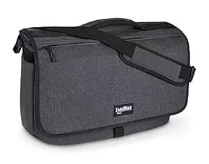 Jan Max Taschen & Rucksäcke Jan Max Arbeitstasche für Herren, Laptop Messenger Bag mit Laptopfach, Laptoptasche 17 Zoll Bürotasche dunkel Grau/Schwarz