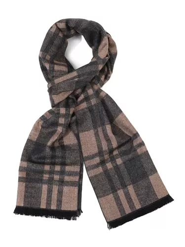 sy soul young Schals & Tücher sy soul young Herren Herbst Baumwolle kariert Schal- Winter Jungen Warm Lange Scarf mit Luxuriöse eschenkbox