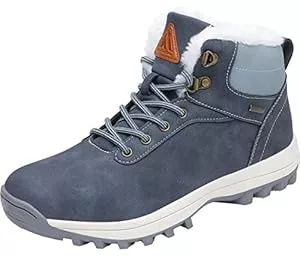 Mishansha Stiefel Mishansha Unisex Winterschuhe Winterstiefel mit Warm Gefüttert, Gr. 36-48