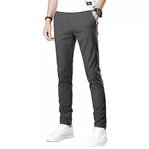 Elonglin Hosen Elonglin Herren Stretch Chino Hose Slim Fit Arbeitshose Casual Cotton Bottom