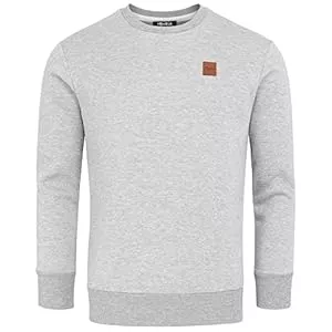 REPUBLIX Pullover & Strickmode REPUBLIX Herren Basic College Sweatshirt Pullover Sweatjacke Hoodie R0456