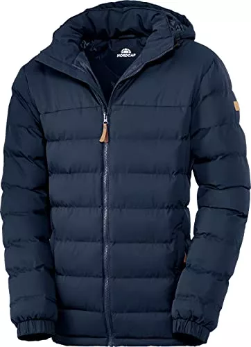 NORDCAP Jacken NORDCAP Herren Funktions-Steppjacke, anschmiegsame Übergangsjacke mit Warmer Wattierung, Jacke mit Kapuze, Winddicht und wasserabweisend, Gr. M