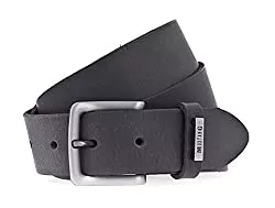 MUSTANG Gürtel MUSTANG Herren Ledergürtel Q2819 Jeansgürtel Echt Leder 35mm Gürtelbreite LEATHER BELT 85 90 95 100 105 110 cm Gürtellänge Braun Schwarz Grau