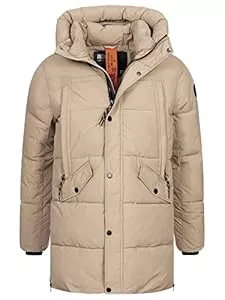 Indicode Mäntel Indicode Herren Kasper Herrenparka mit Kapuze | Wintermantel für Männer