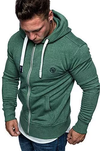 Amaci&amp;Sons Kapuzenpullover Amaci&amp;Sons Herren Zipper Kapuzenpullover Sweatjacke Pullover Hoodie Sweatshirt 1-04029