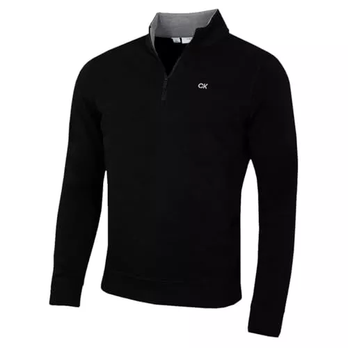 Calvin Klein Pullover & Strickmode Calvin Klein Herren 2025 Rocky Half Zip Supersoft Stretch Golfpullover