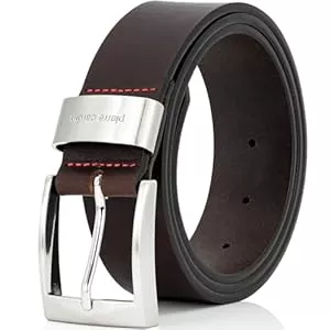 Pierre Cardin Gürtel Pierre Cardin Leder-Gürtel Herren 40 mm breit, Gürtel Herren Vollledergürtel schwarz/braun